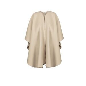 Pomandere Beige Cape Coat